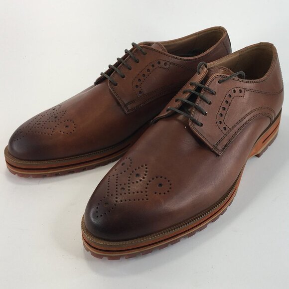 Moral Code The Mayson Brown Leather Oxford Shoes Size 8.5M  NEW main image 6